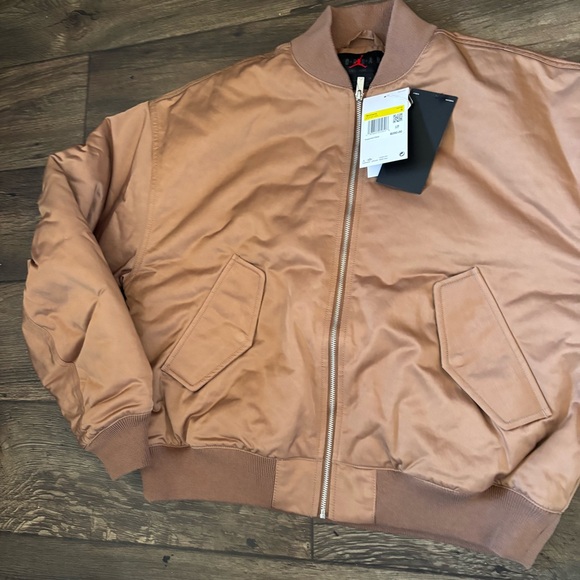 Jordan Bomber Jacket in Tan - Picture 5 of 6